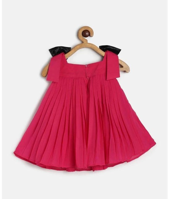 MINI KLUB - Pink Polyester Baby Girl Dress ( Pack of 1 ) - None