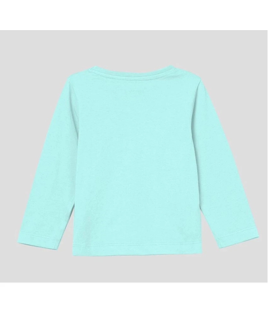 Ariel - Sea Green Cotton Girls Top ( Pack of 1 ) - None