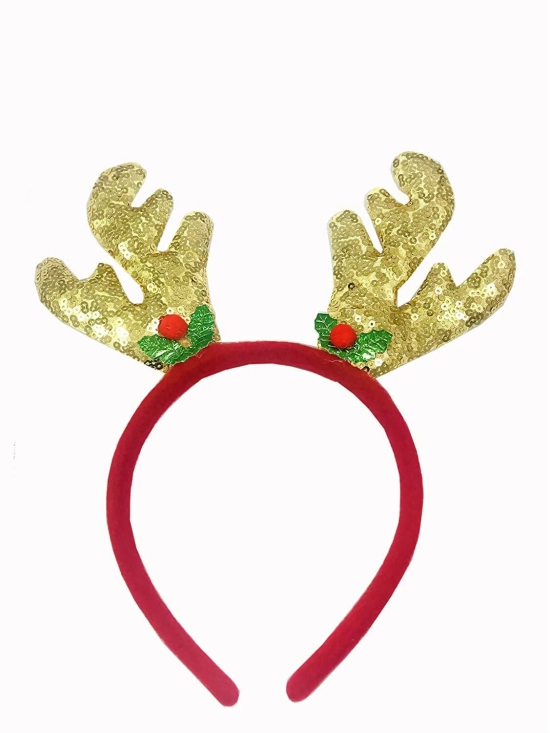 Webelkart Christmas Reindeer Headband Antlers Hoop for Kids (Pack of 6)