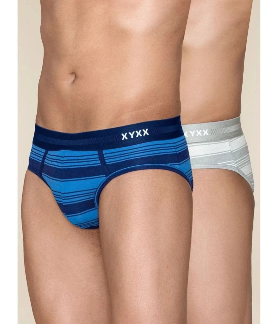 XYXX - Multicolor Cotton Mens Briefs ( Pack of 2 ) - None