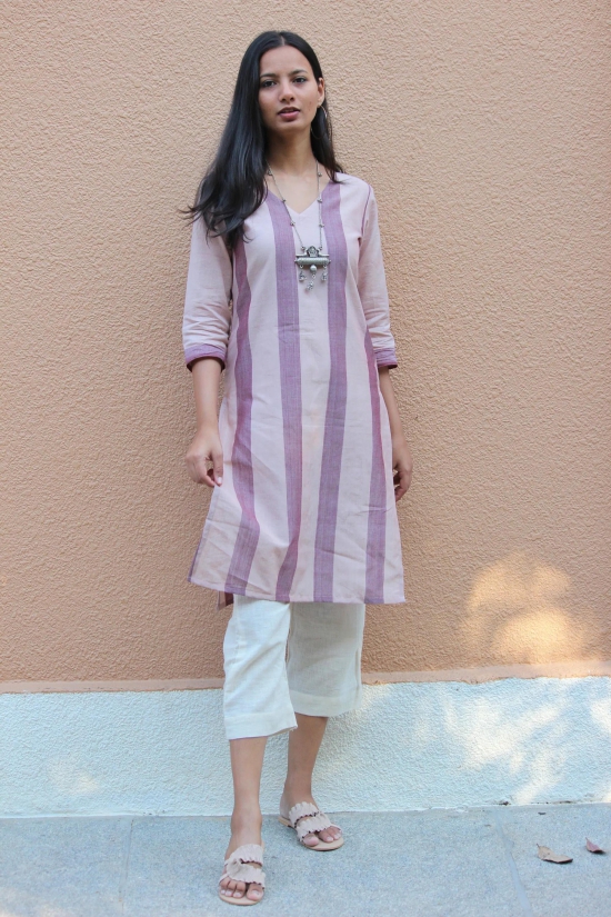 Mauve Kurta-XS