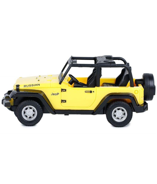 Fratelli - Yellow Plastic Car ( Pack of 1 ) - Yellow