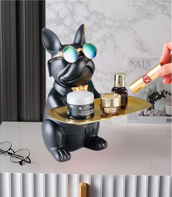 Quirky French Bulldog Tray Holder-Green