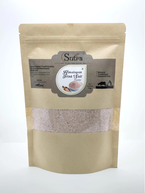 Sutra Himalayan Pink Salt Powder, 1 Kg