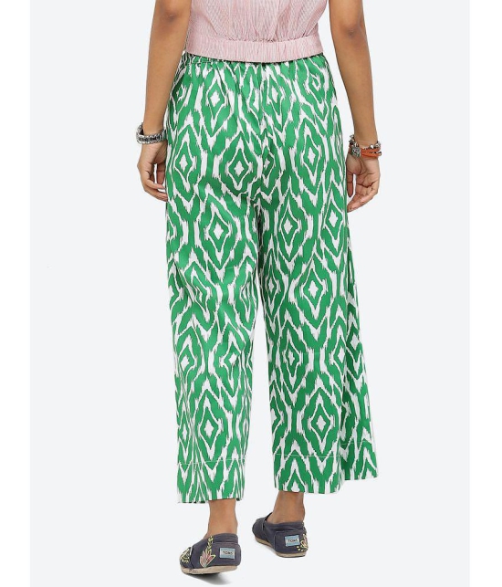 Baawri - Green Cotton Regular Women's Casual Pants ( Pack of 1 ) - None