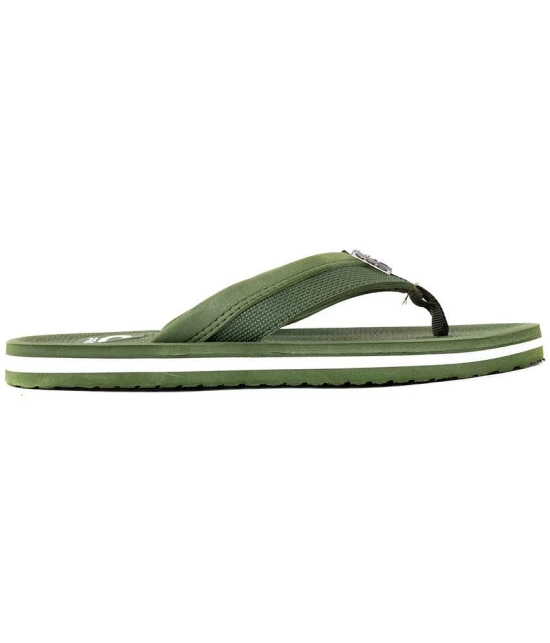 KHADIM Green Mens Thong Flip Flop - None