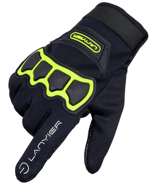 ZAYSOO Full Fingers Nylon Riding Gloves ( Pair of 1 ) - M