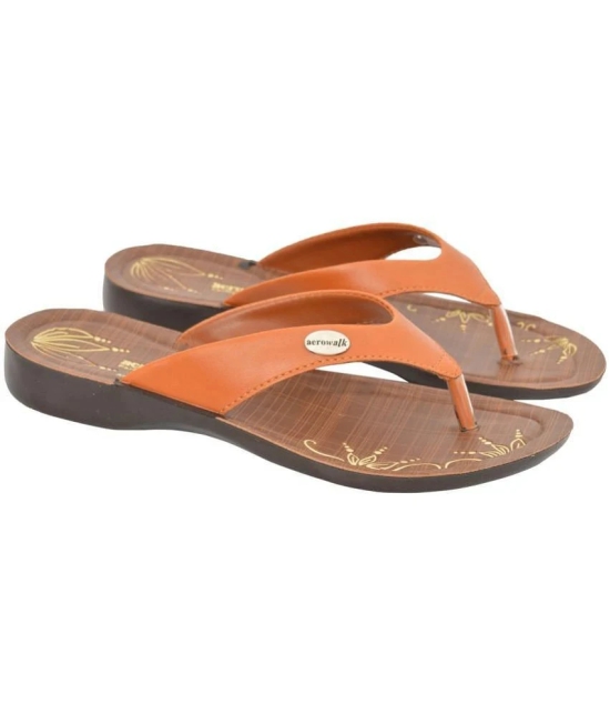 Aerowalk - Orange Womens Flats - None