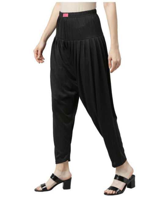 Jcss Black Viscose Patiala - Single - XXL