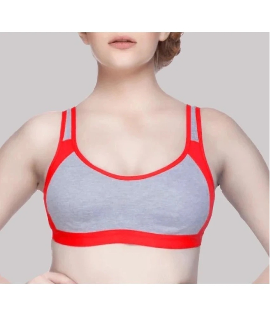 Kiran Enterprises Multicolor Cotton Non Padded Womens T-Shirt Bra ( Pack of 2 ) - None