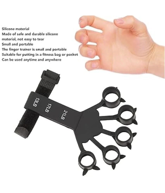 Hand Grip Strength Trainer for Men and Women, Gym and Home Workout Equipment with Rubber Grippers - Finger Gripper - Strengthener for Climbing, Guitar, Forearm, Exerciser For Hand and Wrist 