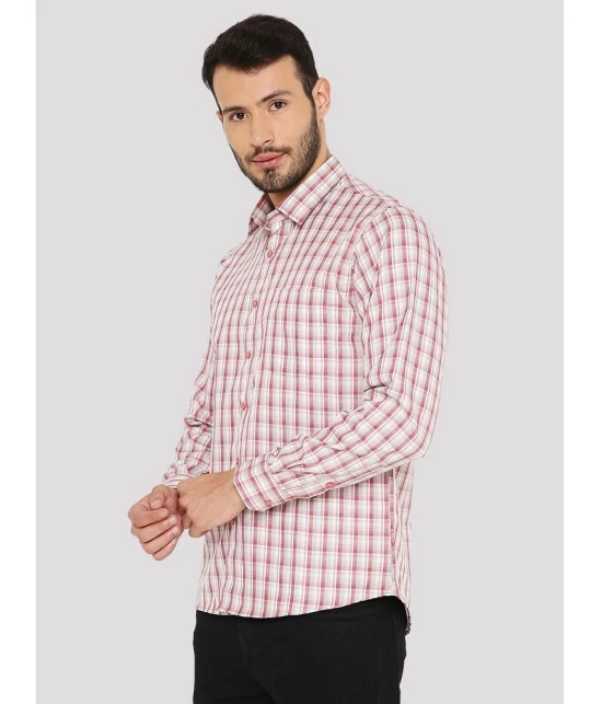 Maharaja - Red Polyester Blend Slim Fit Mens Formal Shirt ( Pack of 1 ) - None