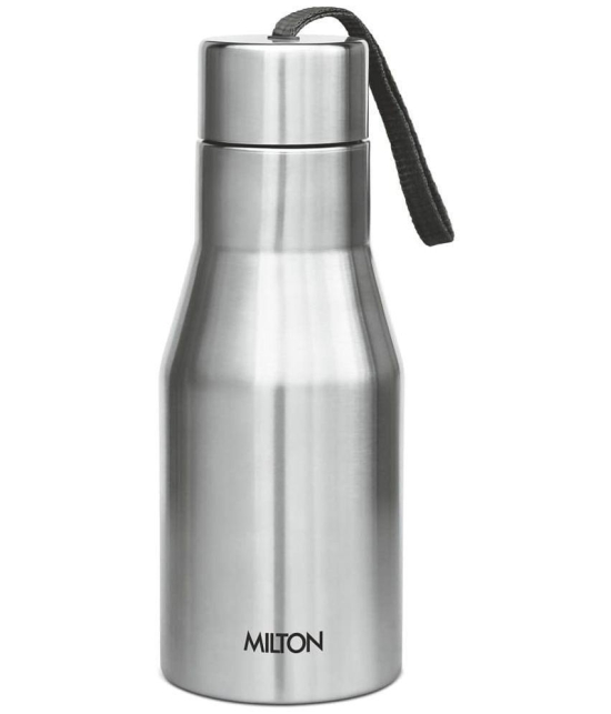 MILTON Stainless Steel Bottle, 475ml, Silver,Set of 1 - Silver