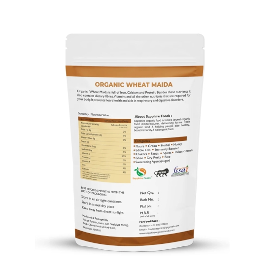 Organic Wheat Maida-1Kg