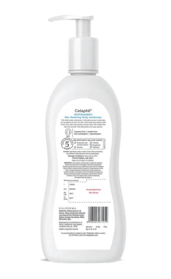 Cetaphil Restoraderm Skin Restoring Body Wash, 295ml