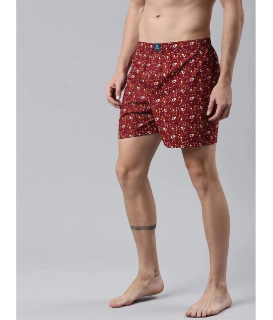 Joven Multi Boxer Shorts Cotton Mens Boxer- ( Pack of 3 ) - None