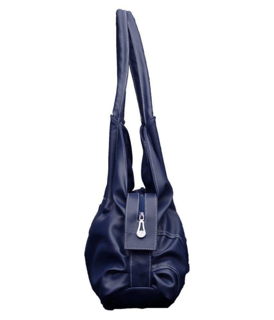 Fostelo Blue P.U. Shoulder Bag - Blue