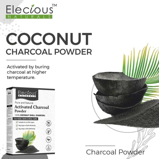 Elecious Naturals Activated Charcoal powder (200 grams)