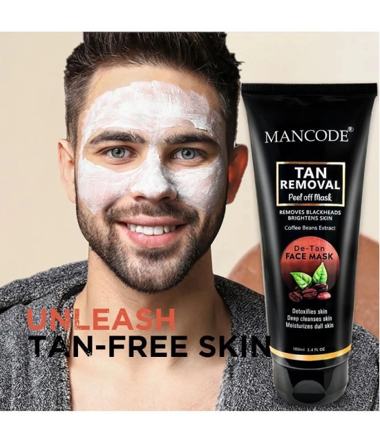 Mancode - Tan Removal Peel Off Mask For All Skin Type ( Pack of 1 )