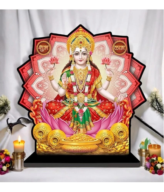 Saf Wood Laxmi Ganesh Idol ( 28 cm )