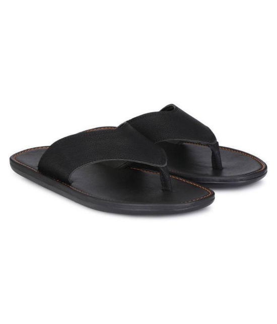 Leeport Black Flip Flops - 7