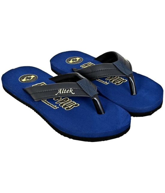 Altek - Navy Mens Thong Flip Flop - None