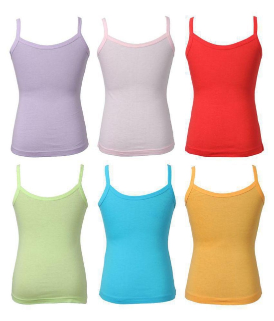 Bodycare Multicolour Cotton Slip Pack of 6 - None