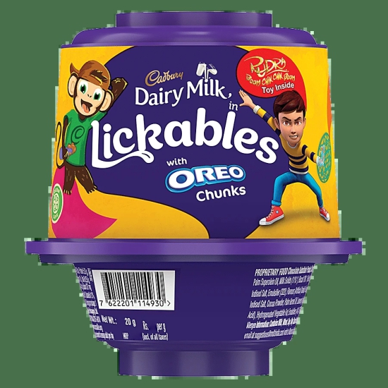 Cadbury Dairy Milk Lickables Chocolate With Oreo Chunks - 20 G