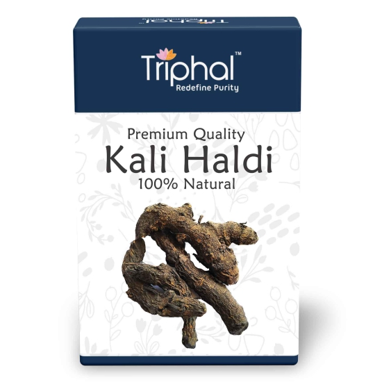 Kali Haldi - Organic Black Turmeric Root for Well-being | Premium Quality | Triphal