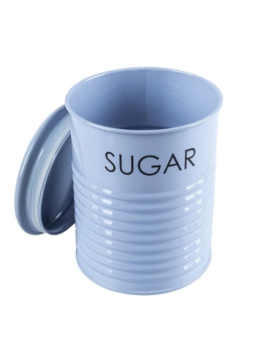 Tea & Sugar Jar - Set Of 2 (Blue, Each 900 mL)