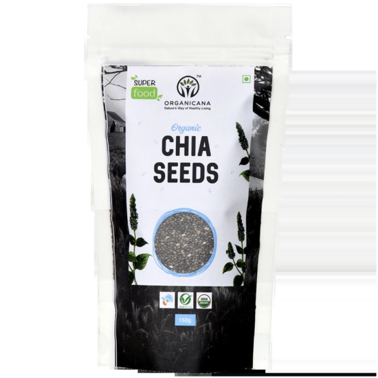 Organicana Organic Raw Chia Seeds, 150 Gms