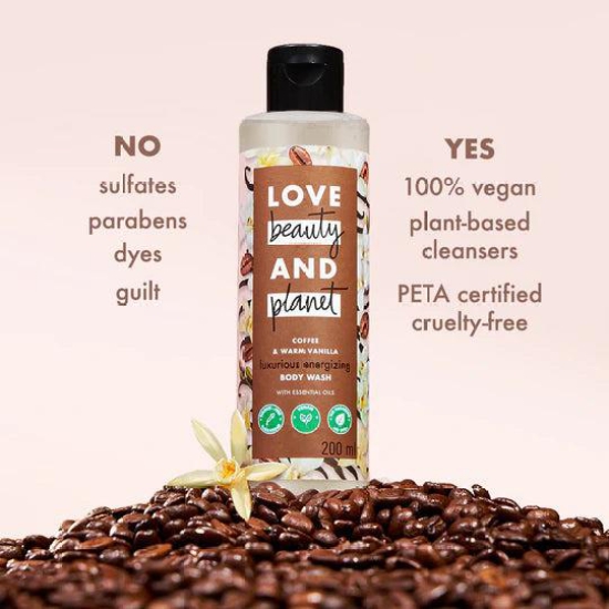 Coffee & Warm Vanilla Sulfate Free Body Wash - 200 ml