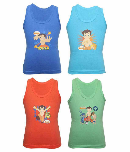 Bodycare Multicolor Innerwear For Boys - Pack Of 4 - 3-4 Years