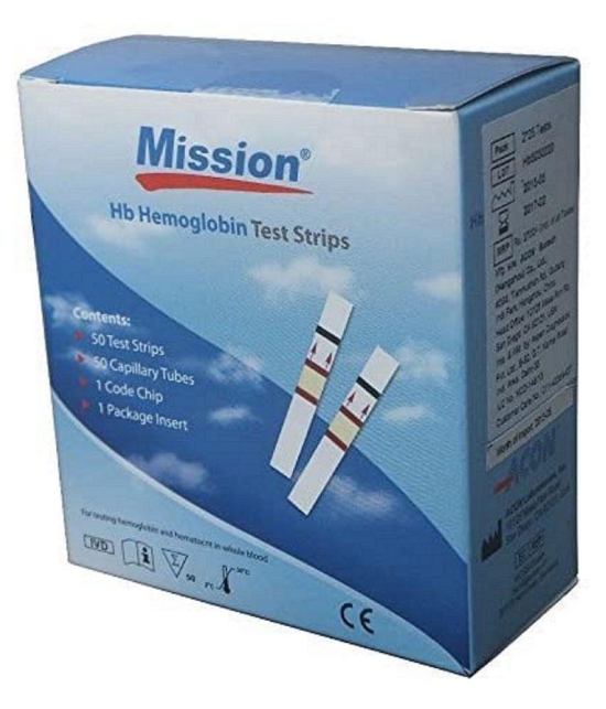 Mission HB Hemoglobin 50 strips 3-23