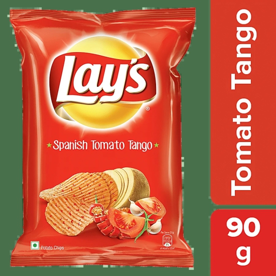 Buy Lays Potato Chips Spanish Tomato Tango 90 G Pouch Online | Khojle ...