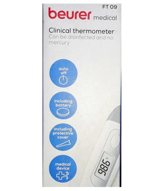 Beurer FT 09 Digital Clinical Flexible Tip Thermometer - White