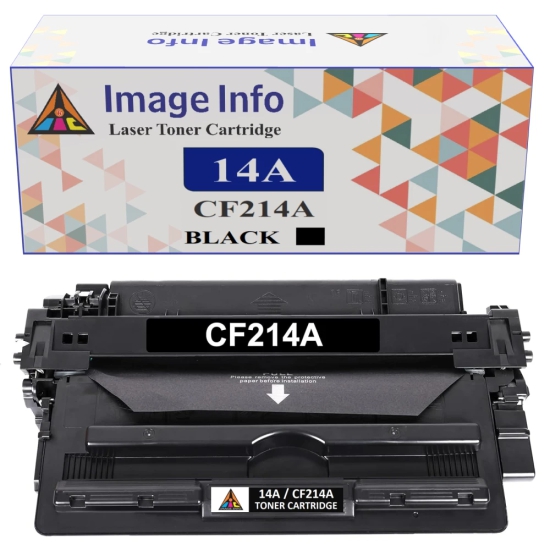 ImageInfo 14A Black Toner Cartridge for HP CF214A Compatible-BLACK