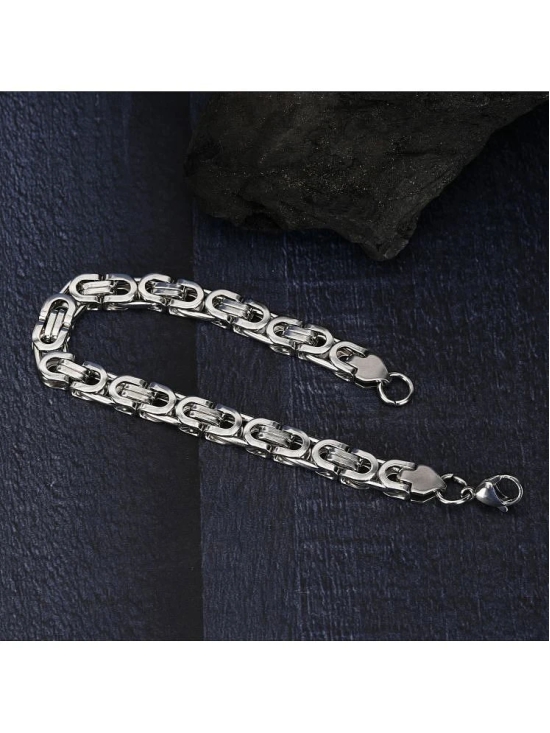 FASHION FRILL Silver Bracelet ( Pack of 1 ) - None