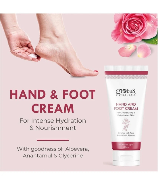 Globus Naturals Hand and Foot Cream, For All Skin Type, 100ml