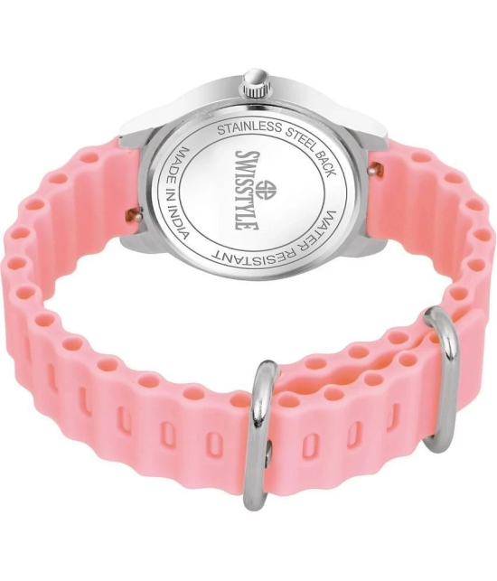 Swisstyle Pink Silicon Analog Womens Watch