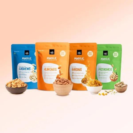 Dryfruits Combo (Pista - 250g, Almonds - 200g, Cashews - 200g, Golden Raisins - 200g)