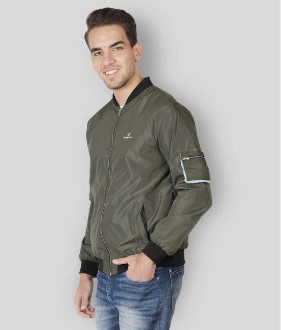 NUEVOSPORTA - Green Polyester Regular Fit Mens Casual Jacket ( Pack of 1 ) - None