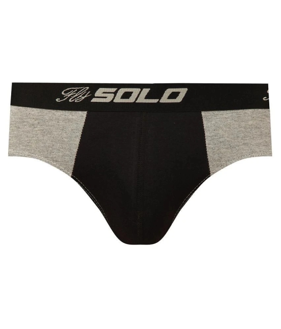 Solo - Multicolor Cotton Mens Briefs ( Pack of 5 ) - 75