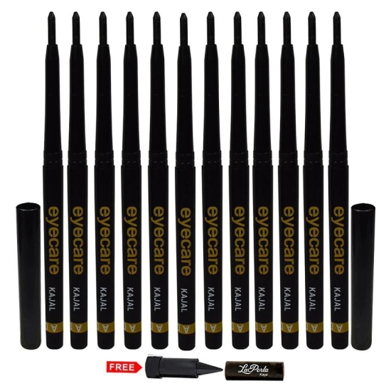 ADS Eyecare Eye & Lip Liner 12PCs Kajal Pencil Black 0.35 gm