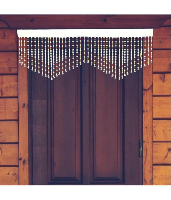 Smart Traders Single Door Beaded String Curtain - Multi Color