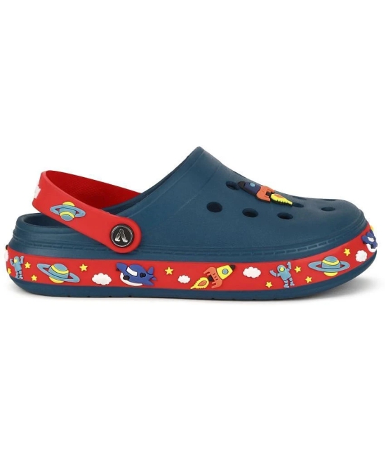 Aqualite Boys Modern Blue & Red Clogs - None