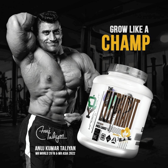 Elephant Mass Gainer - Power Up Your Gains(Mango Vanilla)-Mango Vanilla / 1 Kg