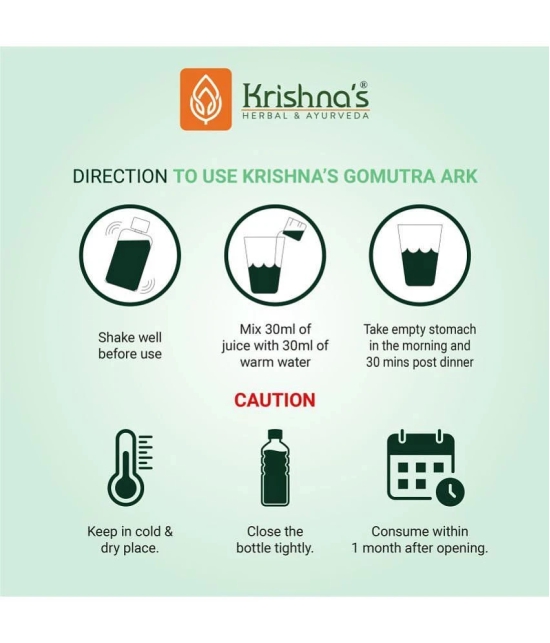 Krishnas Herbal & Ayurveda Gomutra Ark 1000 ml