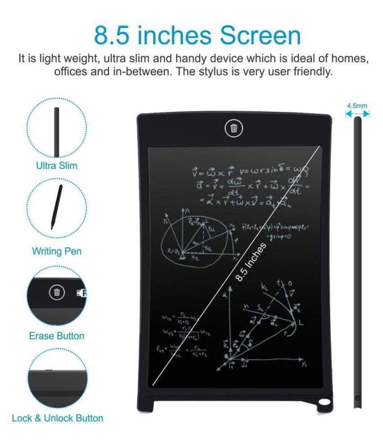 (Pack of 1)8.5 Inch LCD Writing Tablet Pad, Electronic Handwriting Drawing writer Board