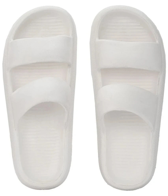 OFF LIMITS White Mens Slide Flip Flop - None